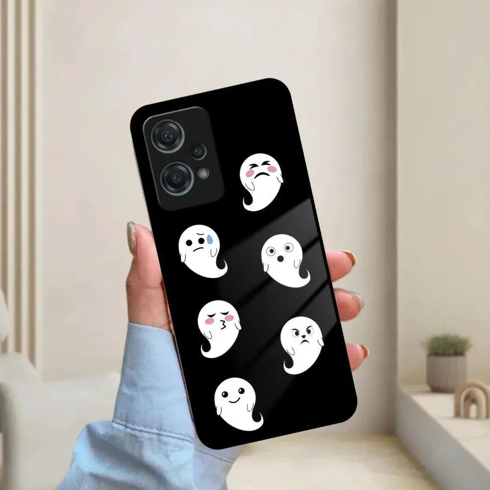 Cute Ghost Glass Case Cover For OnePlus - ShopOnCliQ