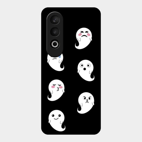 Cute Ghost Glass Case Cover For Oneplus Nord Ce 4 5G