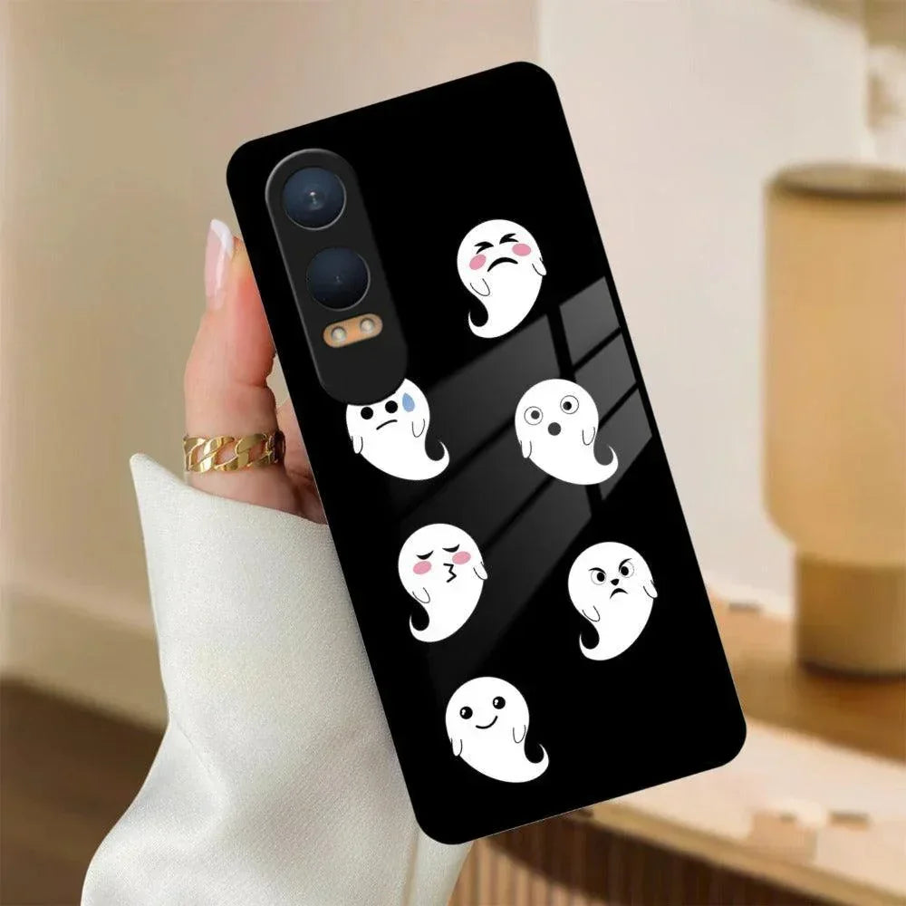 Cute Ghost Glass Case Cover For OnePlus - ShopOnCliQ