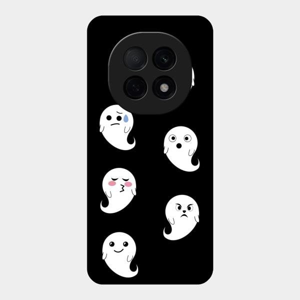 Cute Ghost Glass Case Cover For Oppo F29 Pro 5G