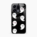 Cute Ghost Glass Case Cover For Oppo Find X9 5G