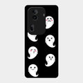 Cute Ghost Glass Case Cover For Oppo Reno 11 Pro 5G