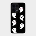 Cute Ghost Glass Case Cover For Oppo Reno 13 5G