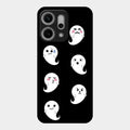 Cute Ghost Glass Case Cover For Oppo Reno 14 Pro 5G