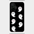Cute Ghost Glass Case Cover For Poco F7 5G