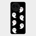 Cute Ghost Glass Case Cover For Realme 11 5G