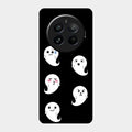 Cute Ghost Glass Case Cover For Realme 12 Pro 5G