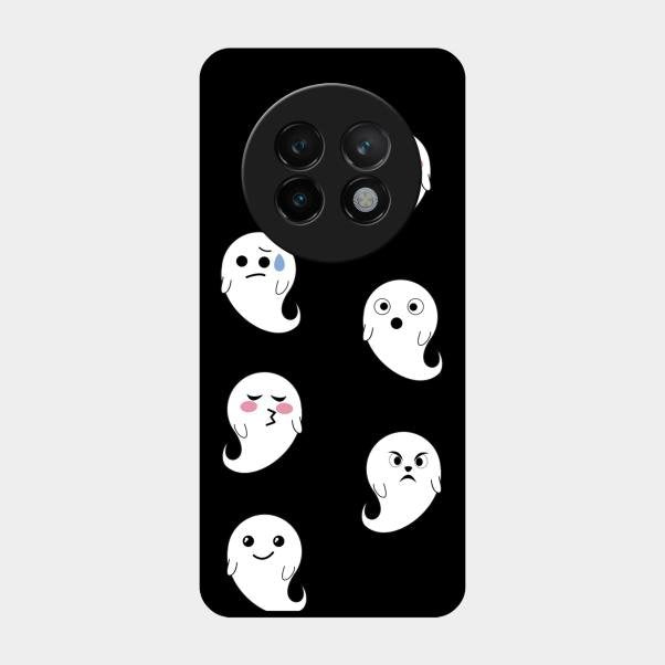 Cute Ghost Glass Case Cover For Realme 13 Plus 5G