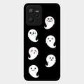 Cute Ghost Glass Case Cover For Realme C35