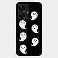 Cute Ghost Glass Case Cover For Realme C55