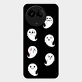 Cute Ghost Glass Case Cover For Realme C67 5G