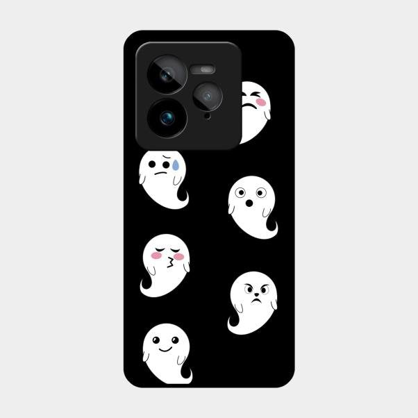 Cute Ghost Glass Case Cover For Realme Gt 7 Pro