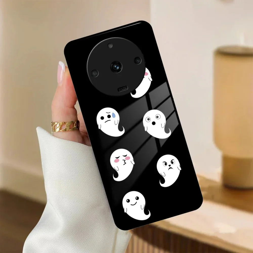 Cute Ghost Glass Case Cover For Realme/Narzo - ShopOnCliQ