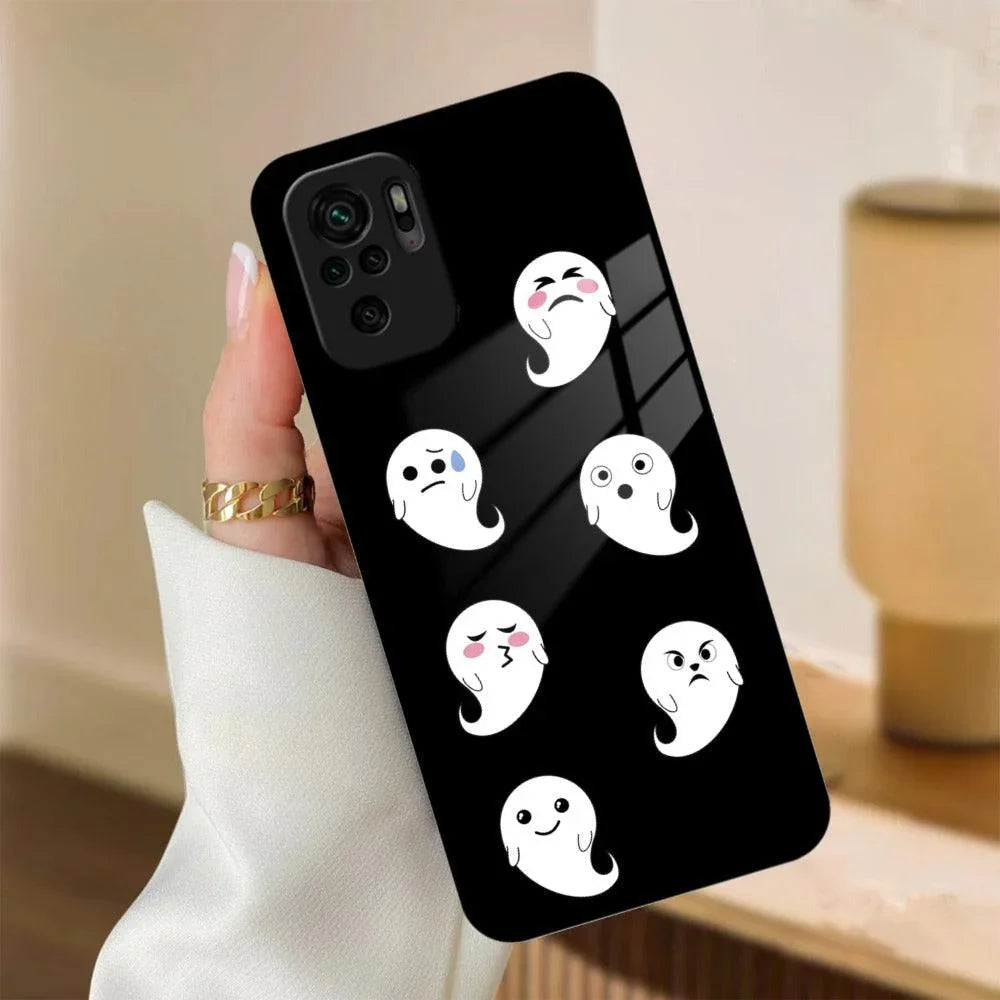 Cute Ghost Glass Case Cover For Redmi/Xiaomi - ShopOnCliQ