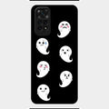 Cute Ghost Glass Case Cover For Redmi Note 11