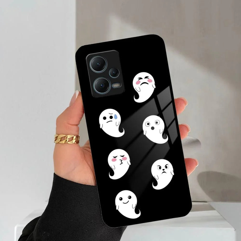 Cute Ghost Glass Case Cover For Redmi/Xiaomi - ShopOnCliQ