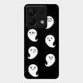 Cute Ghost Glass Case Cover For Redmi Note 13 Pro 5G