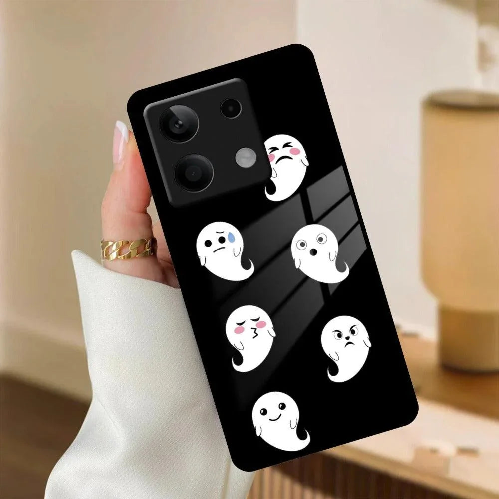 Cute Ghost Glass Case Cover For Redmi/Xiaomi - ShopOnCliQ
