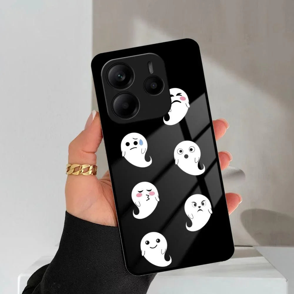 Cute Ghost Glass Case Cover For Redmi/Xiaomi - ShopOnCliQ