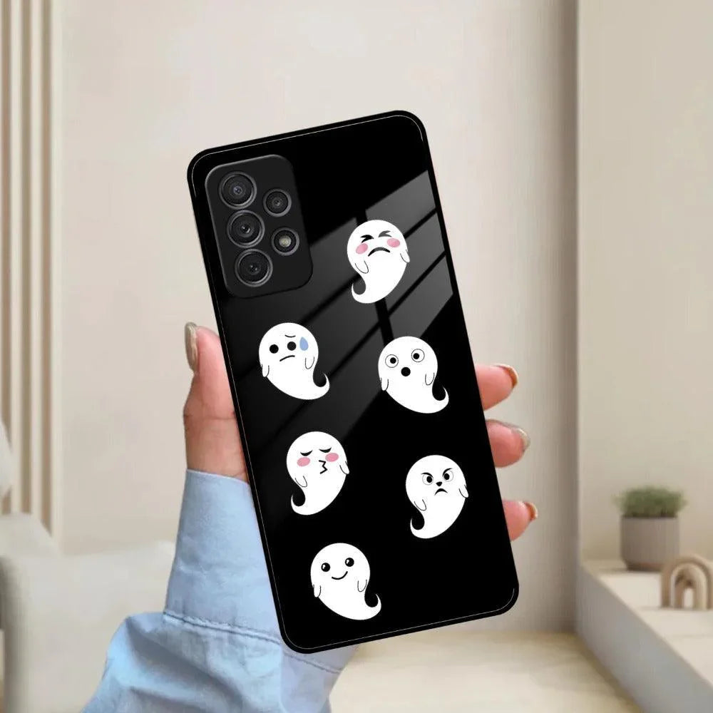 Cute Ghost Glass Case Cover For Samsung - ShopOnCliQ