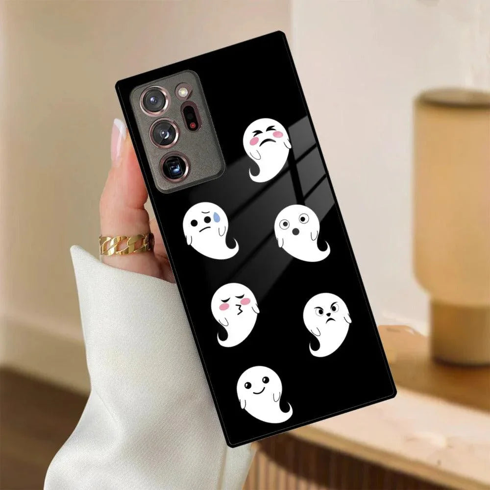 Cute Ghost Glass Case Cover For Samsung - ShopOnCliQ