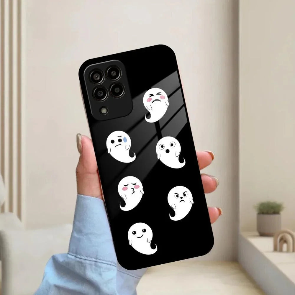 Cute Ghost Glass Case Cover For Samsung - ShopOnCliQ