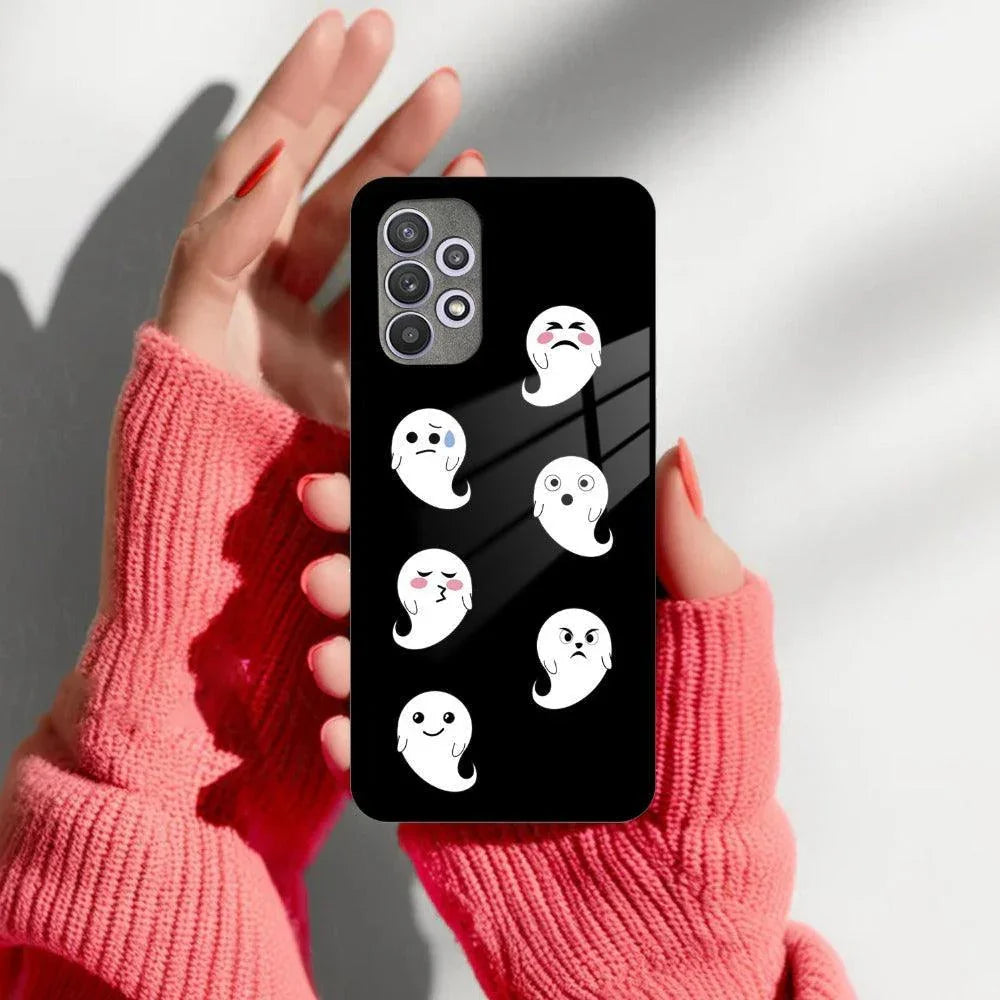 Cute Ghost Glass Case Cover For Samsung - ShopOnCliQ