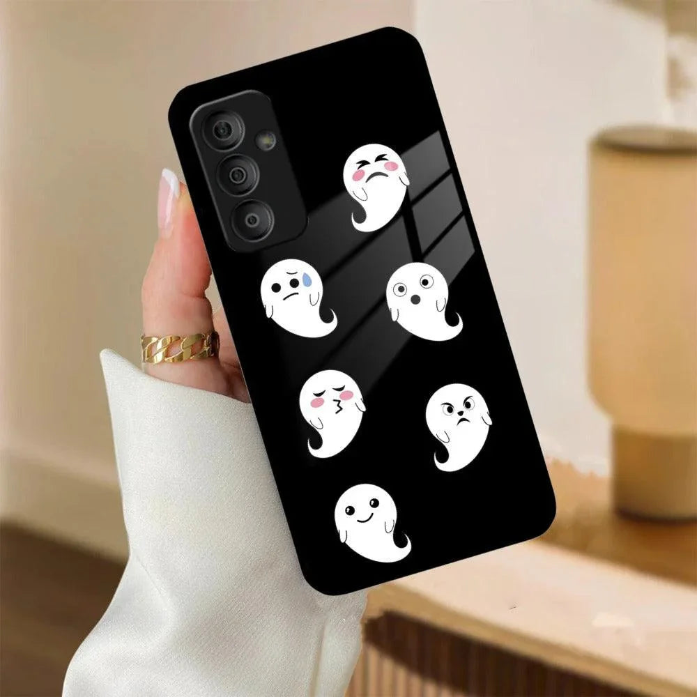 Cute Ghost Glass Case Cover For Samsung - ShopOnCliQ