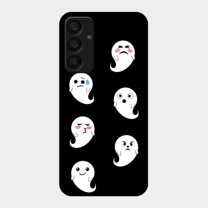 Cute Ghost Glass Case Cover For Samsung Galaxy A25 5G