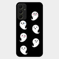 Cute Ghost Glass Case Cover For Samsung Galaxy A34 5G