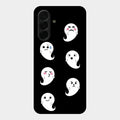 Cute Ghost Glass Case Cover For Samsung Galaxy A36 5G