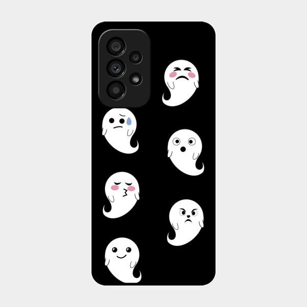 Cute Ghost Glass Case Cover For Samsung Galaxy A53 5G