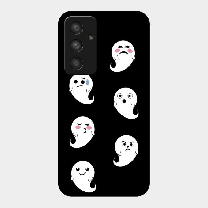 Cute Ghost Glass Case Cover For Samsung Galaxy A54 5G