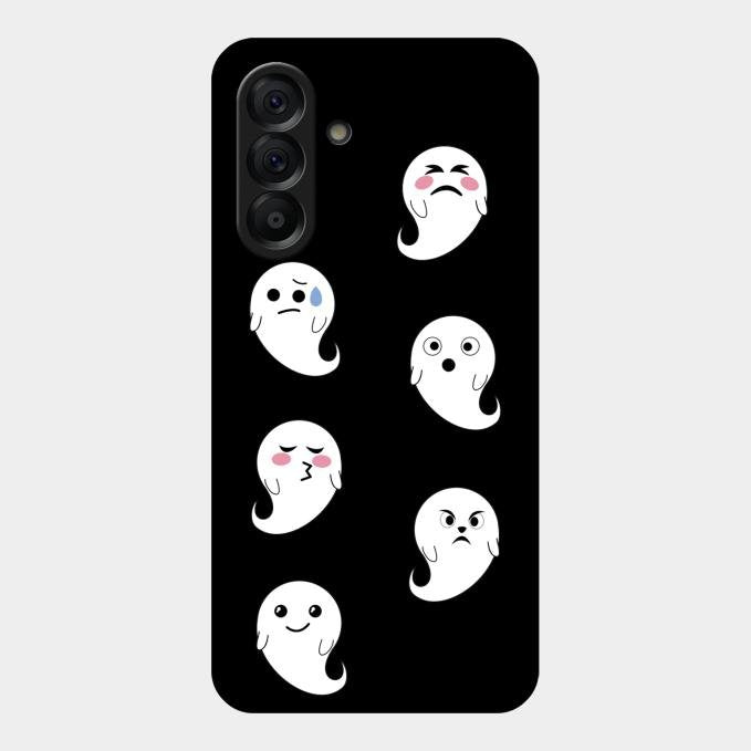 Cute Ghost Glass Case Cover For Samsung Galaxy A56 5G