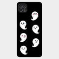 Cute Ghost Glass Case Cover For Samsung Galaxy F42 5G
