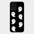 Cute Ghost Glass Case Cover For Samsung Galaxy M33 5G
