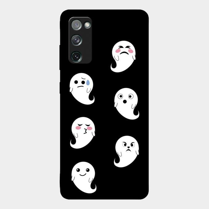 Cute Ghost Glass Case Cover For Samsung Galaxy S20 Fe 5G