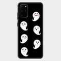 Cute Ghost Glass Case Cover For Samsung Galaxy S20 Plus