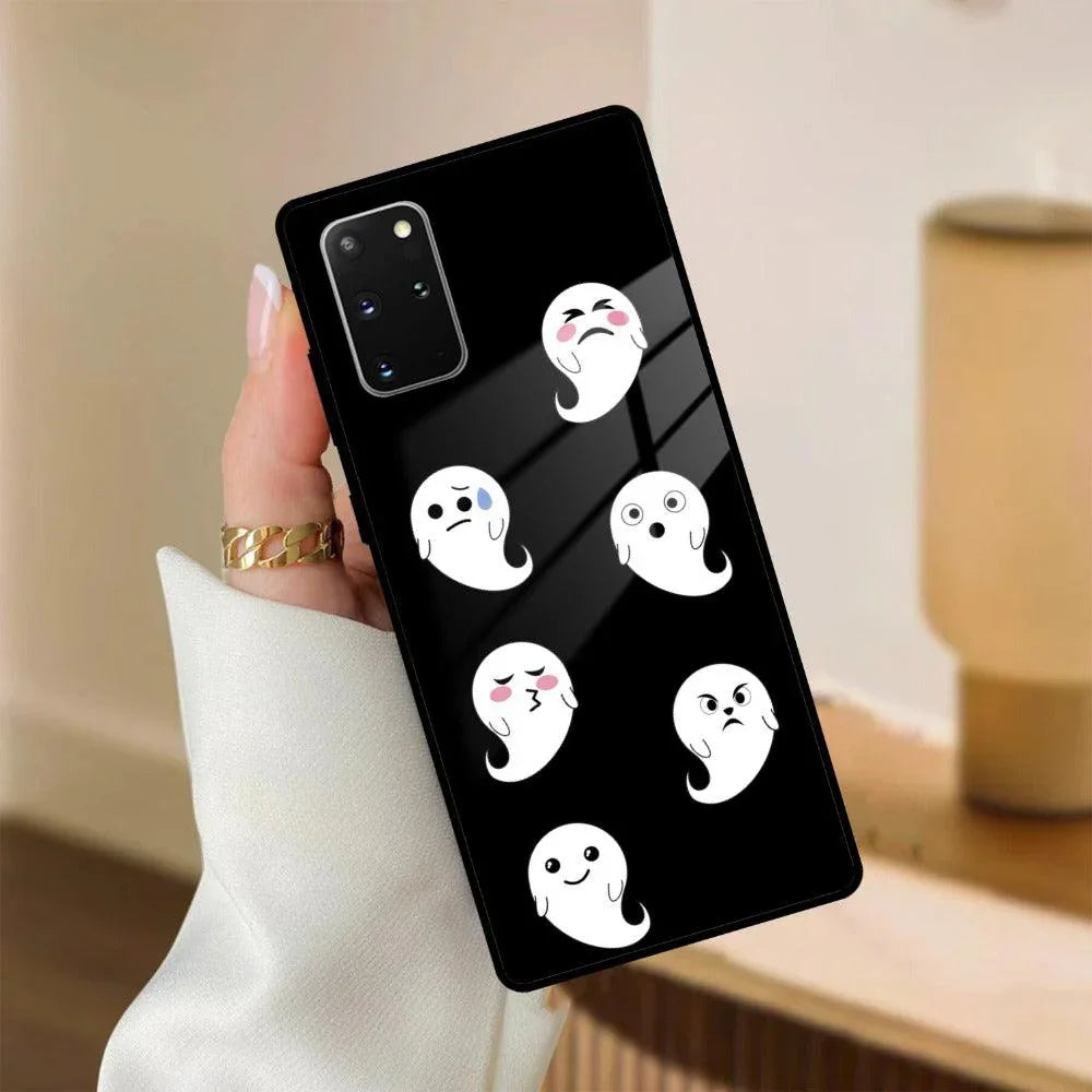 Cute Ghost Glass Case Cover For Samsung - ShopOnCliQ