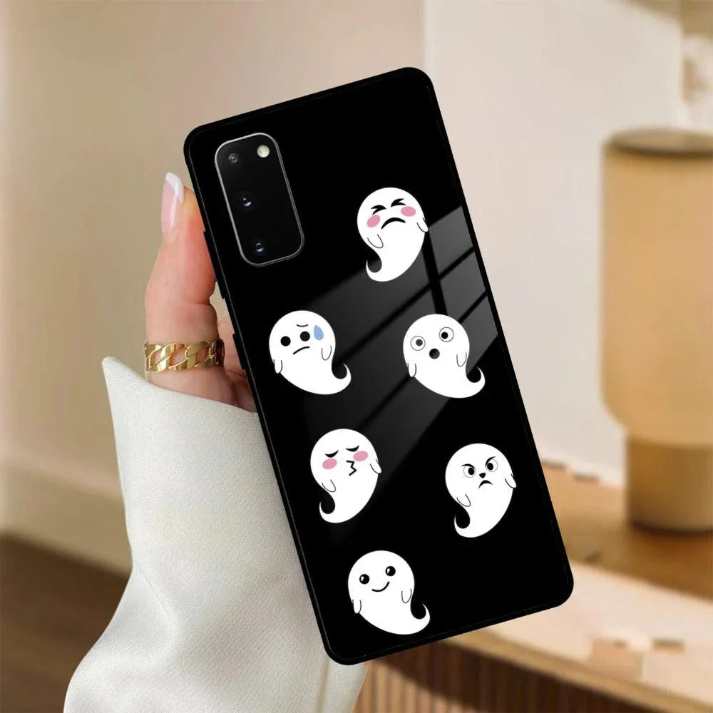 Cute Ghost Glass Case Cover For Samsung - ShopOnCliQ