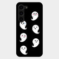 Cute Ghost Glass Case Cover For Samsung Galaxy S23 Plus 5G