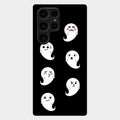 Cute Ghost Glass Case Cover For Samsung Galaxy S24 Ultra 5G