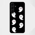 Cute Ghost Glass Case Cover For Samsung Galaxy S25 FE 5G