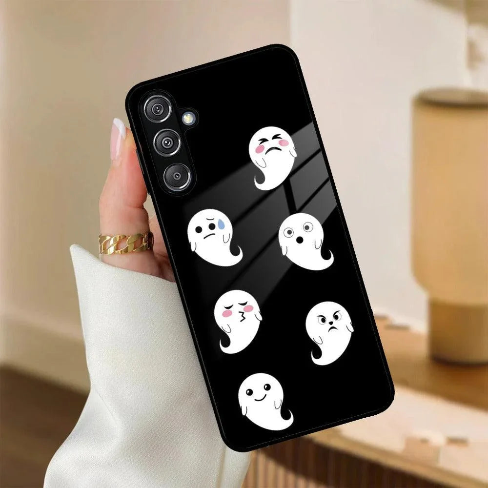 Cute Ghost Glass Case Cover For Samsung - ShopOnCliQ