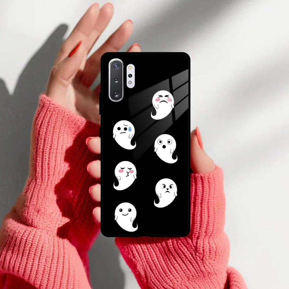Cute Ghost Glass Case Cover For Samsung - ShopOnCliQ