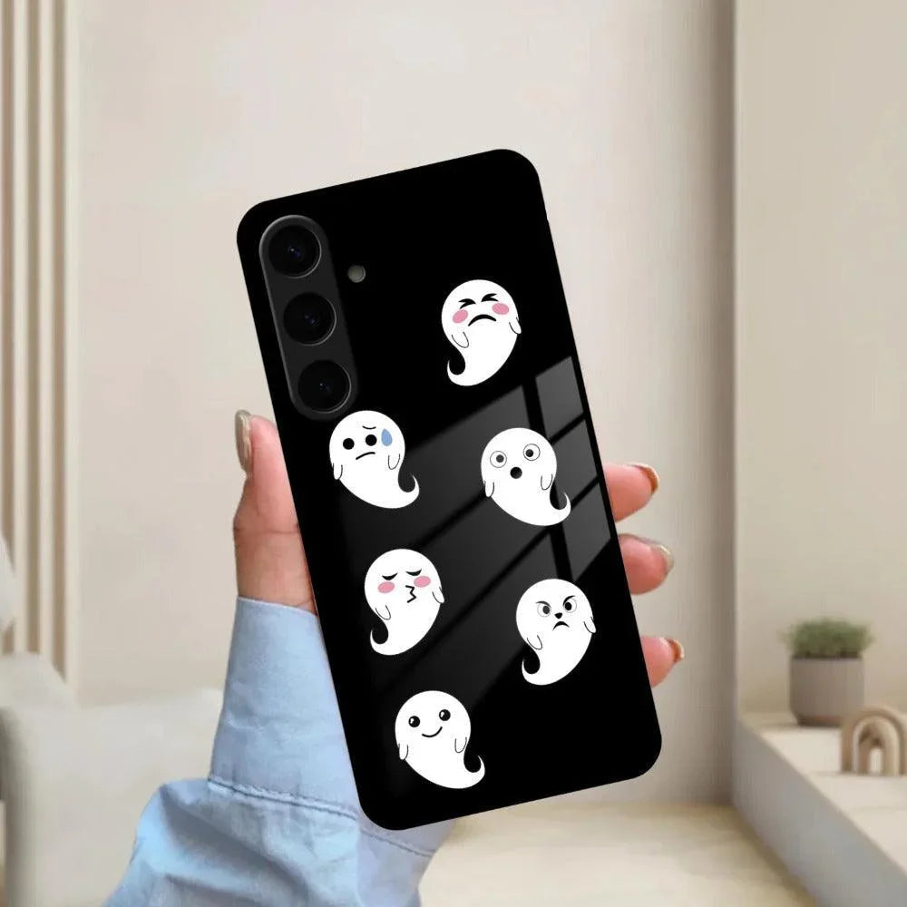 Cute Ghost Glass Case Cover For Samsung - ShopOnCliQ