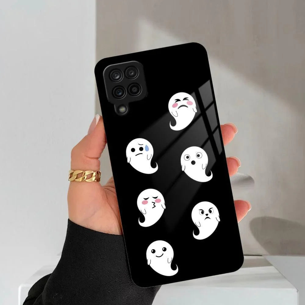 Cute Ghost Glass Case Cover For Samsung - ShopOnCliQ