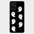 Cute Ghost Glass Case Cover For Vivo T1 5G