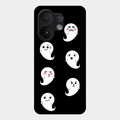 Cute Ghost Glass Case Cover For Vivo T4 Pro 5G