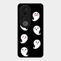 Cute Ghost Glass Case Cover For Vivo T4 Ultra 5G